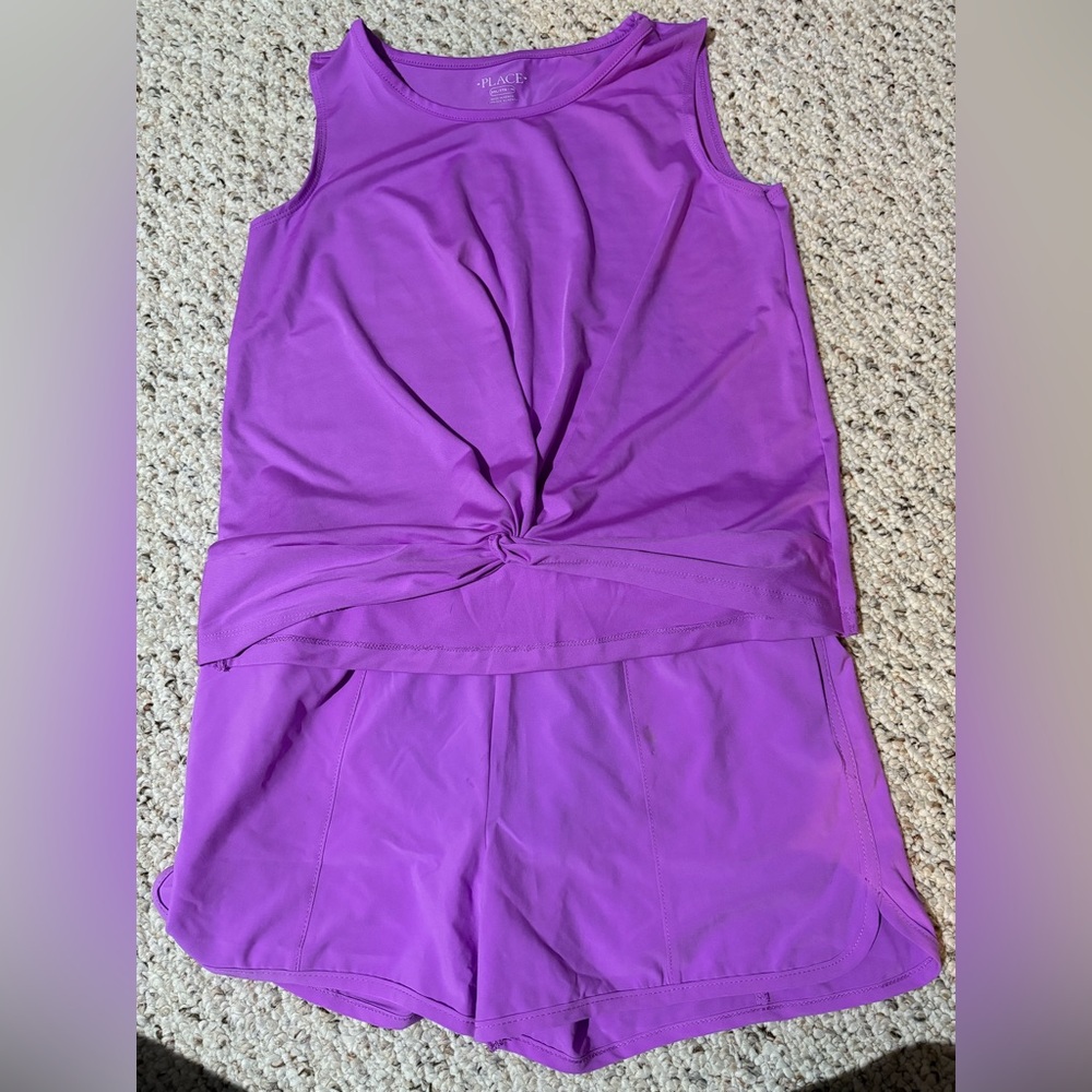 Purple Kids Quick Dry Set
